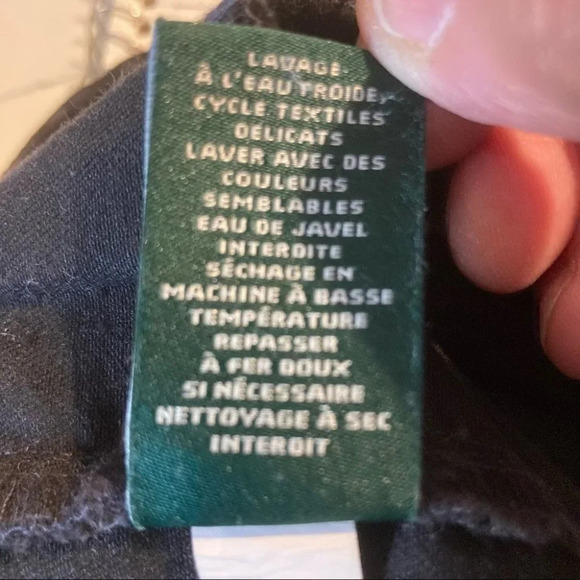 RALPH LAUREN RLR Sz 8 Premier Straight Black Jeans - Picture 11 of 13